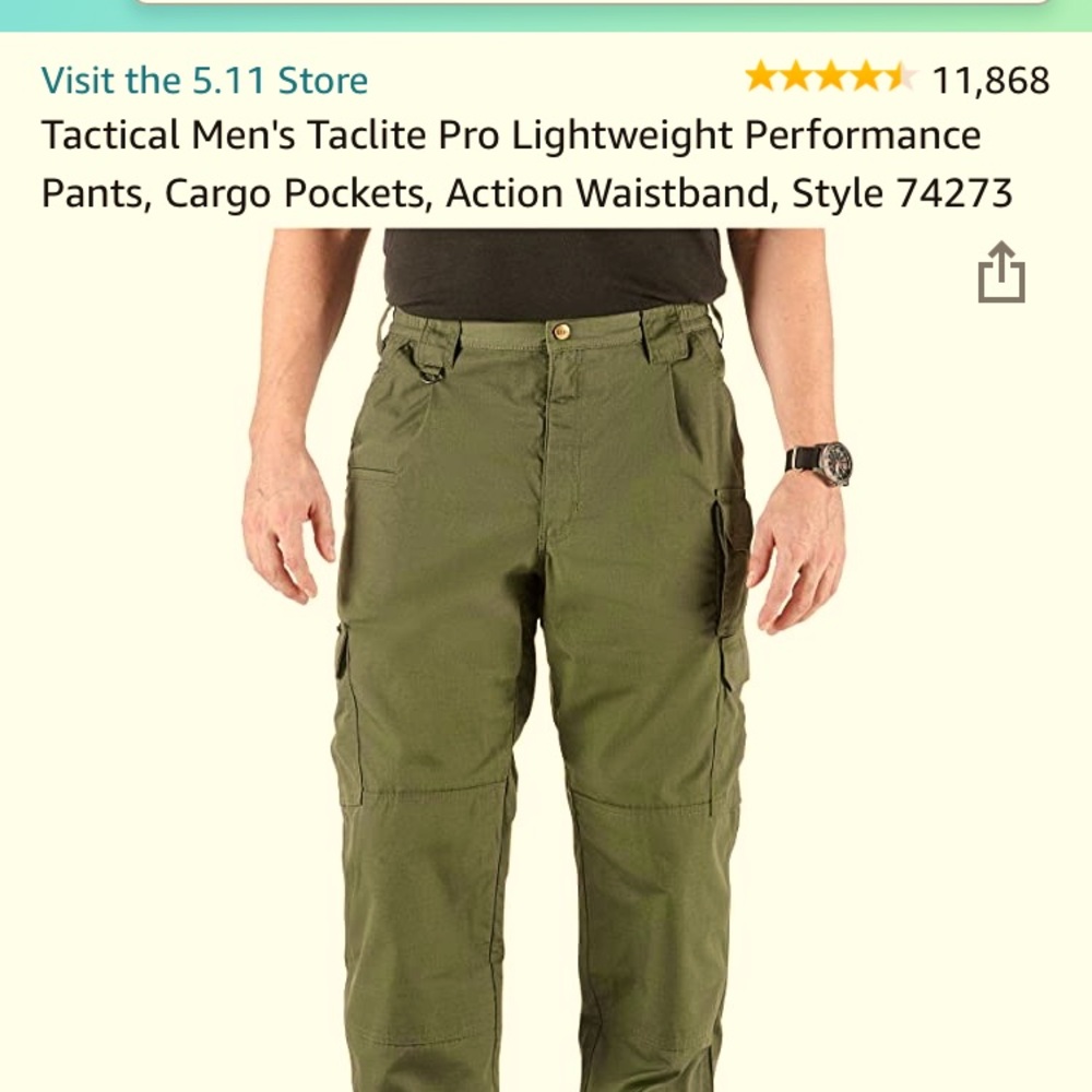 Men’s 5.11 tactical pants